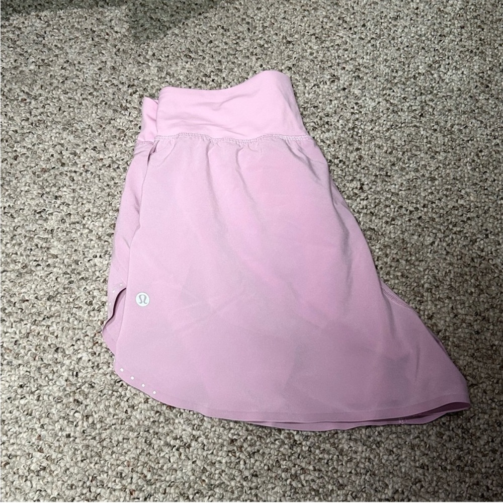lululemon athletica fast and free shorts - vitapink - size 6